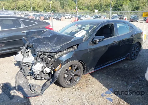 2018 Honda Civic Sport из США, поврежденный, VIN SHHFK7H48JU225028